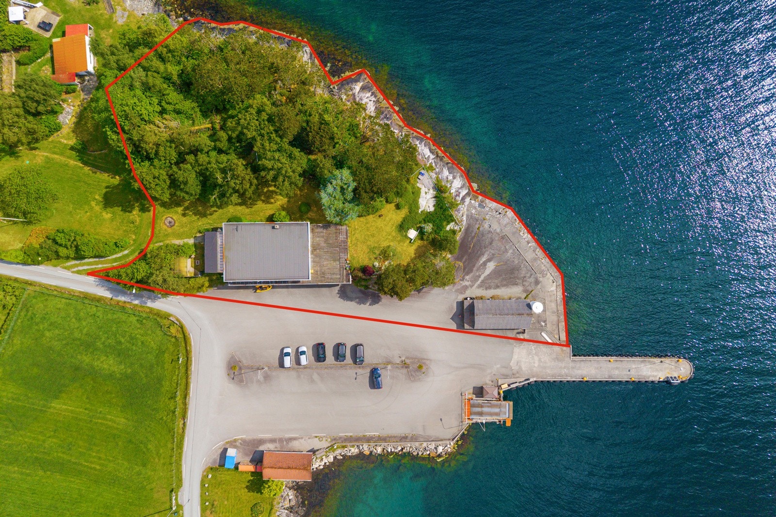 Linjene er kun ment som en illustrasjon og kan avvike noe fra eiendomsgrenser. Galleribilde