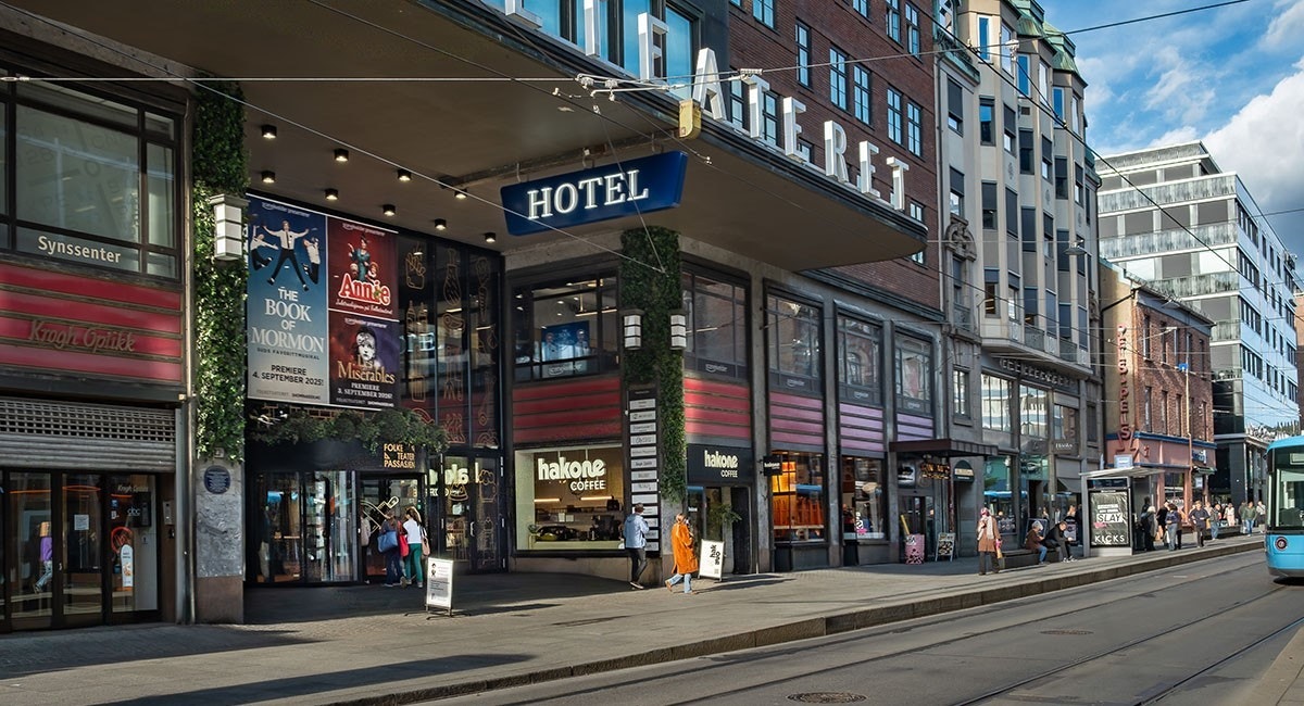 Folketeaterpassasjen har inngang fra både Storgata og Youngstorget Galleribilde