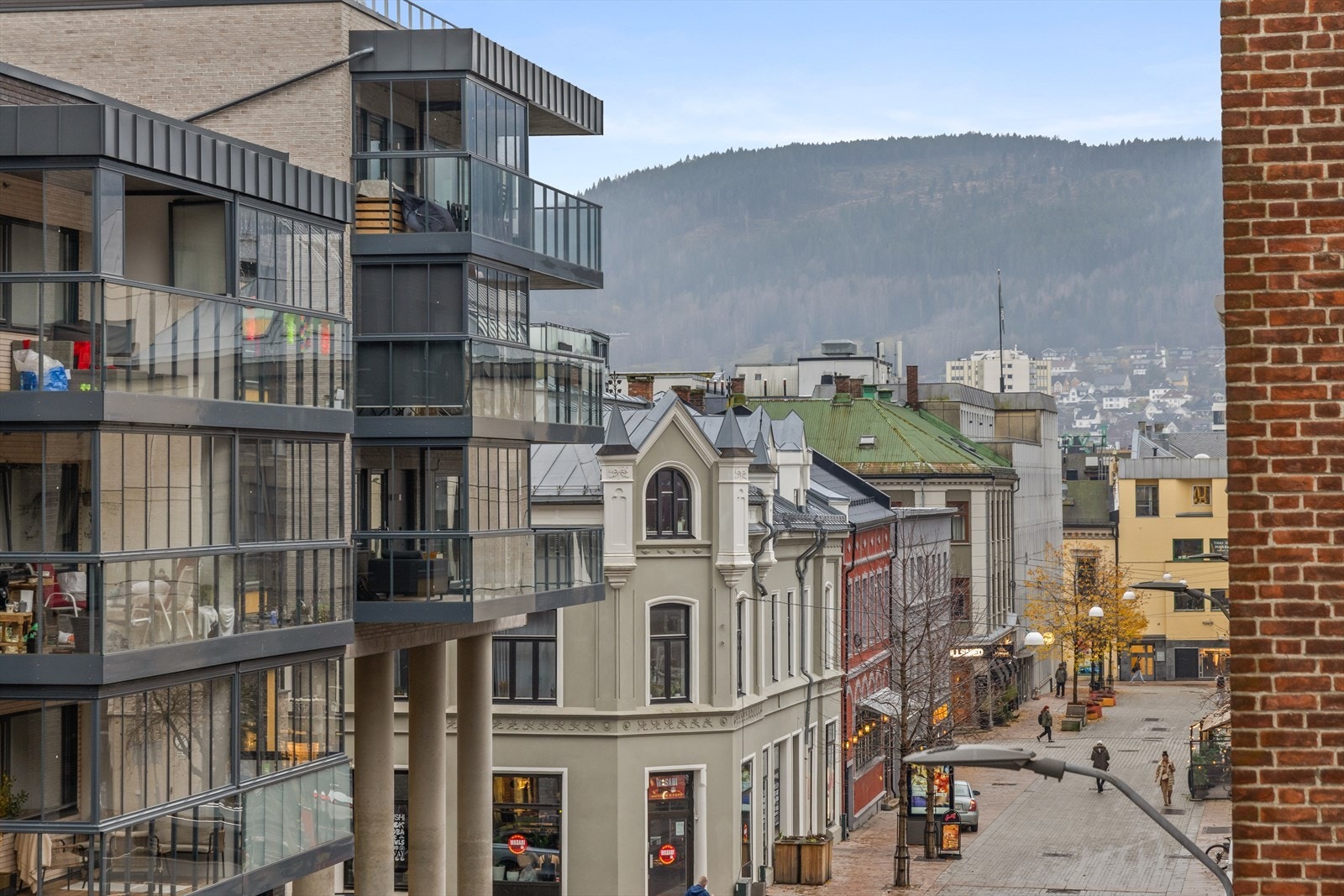 Utsikt mot sentrum Galleribilde