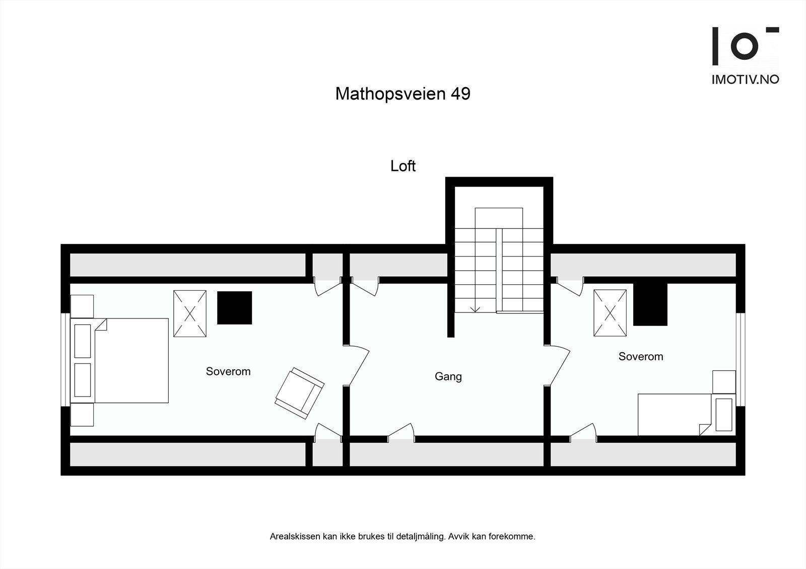 - Planløsning loftetasje - Galleribilde