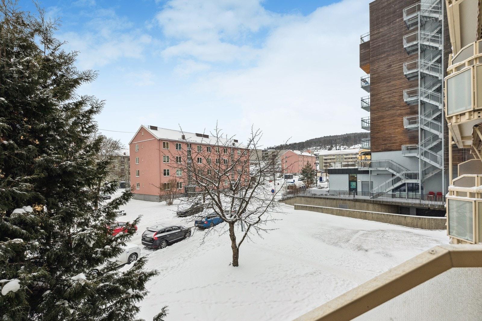 Utsikt fra balkongen. Galleribilde