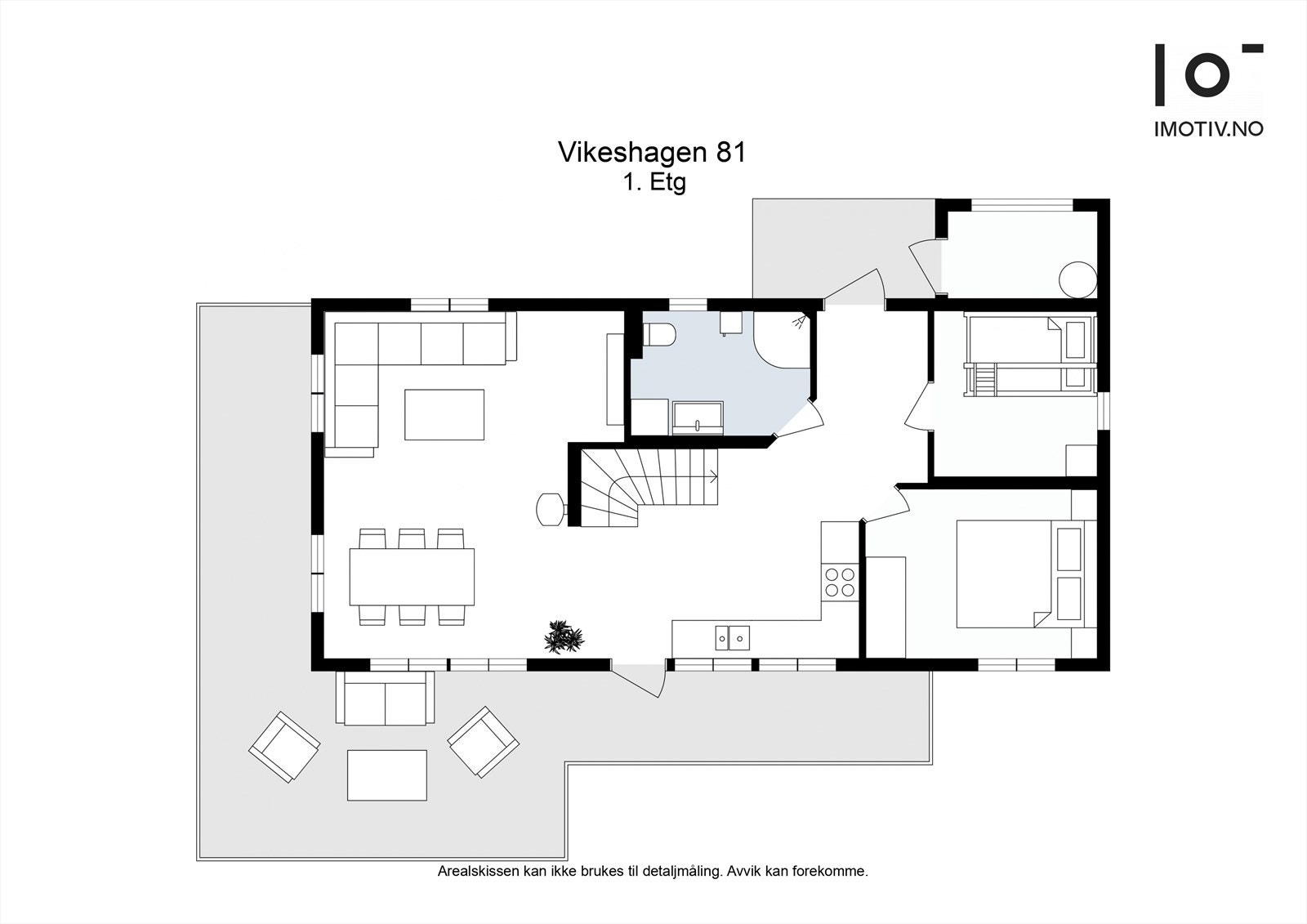 Plantegning - Hovedetasje Galleribilde