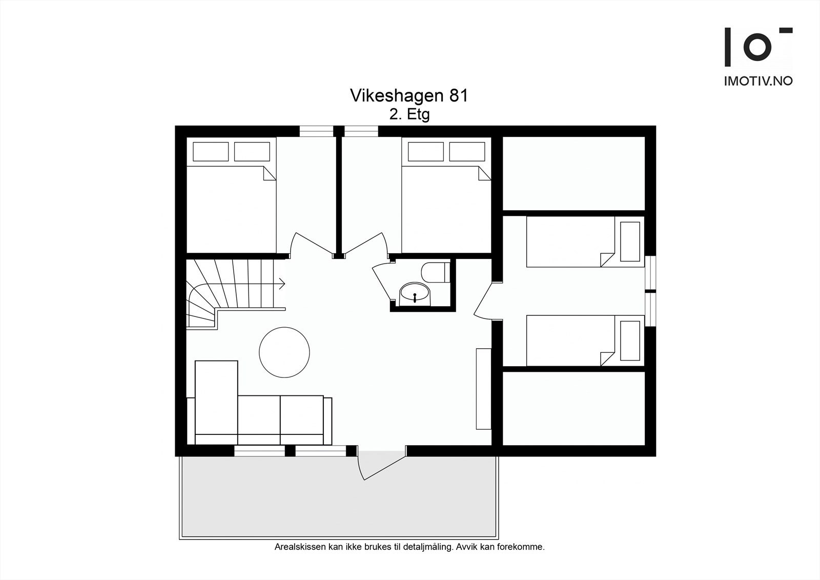 Plantegning - Loft Galleribilde