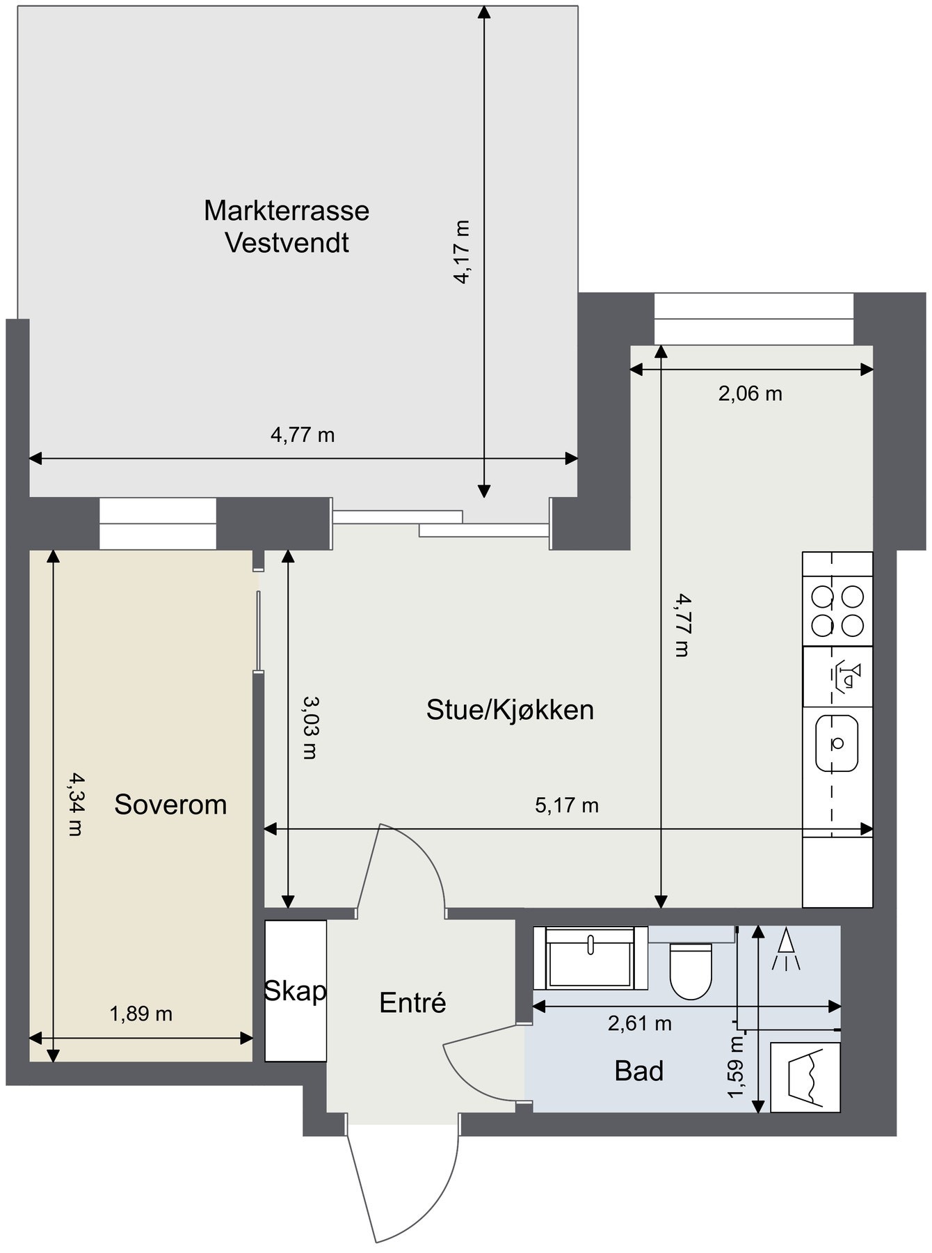 Plantegning Galleribilde