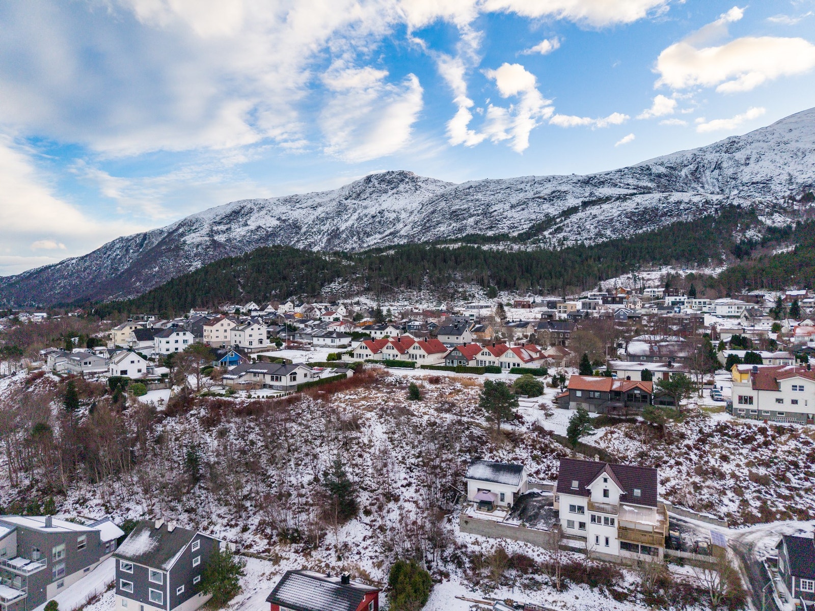 Bjørkhaugen er et populært familieområde på grunn av nærhet til sentrumsfasiliteter og fjellstier. Galleribilde