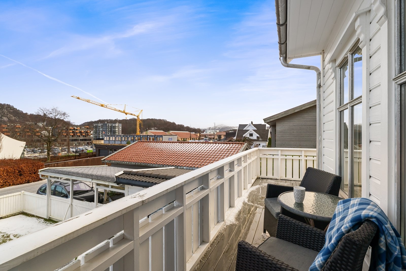 Utsikt ned til Ålgård sentrum. Galleribilde