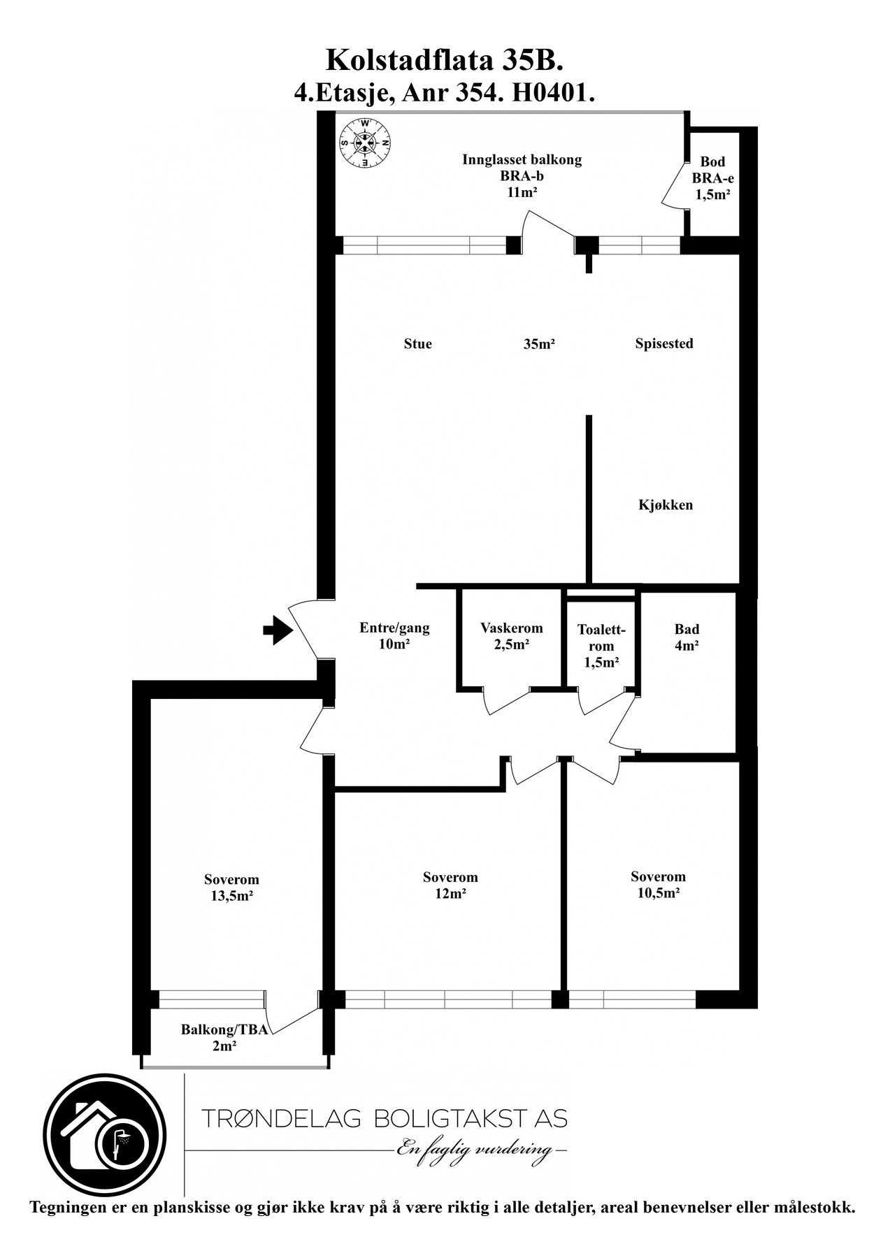 Planskisse. Galleribilde