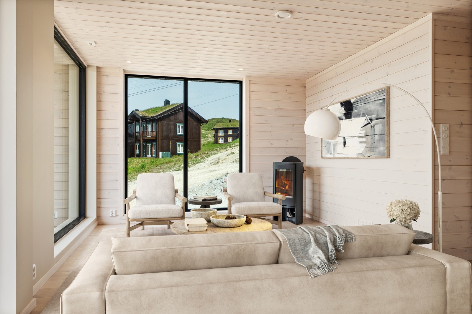 Denne leiligheten er utstyrt med gode kvaliteter, som garanterer både komfort og stil. På innsiden vil du finne 1-stavs eikeparkett på gulvet, skaper en varm atmosfære og et tidløst preg. Galleribilde