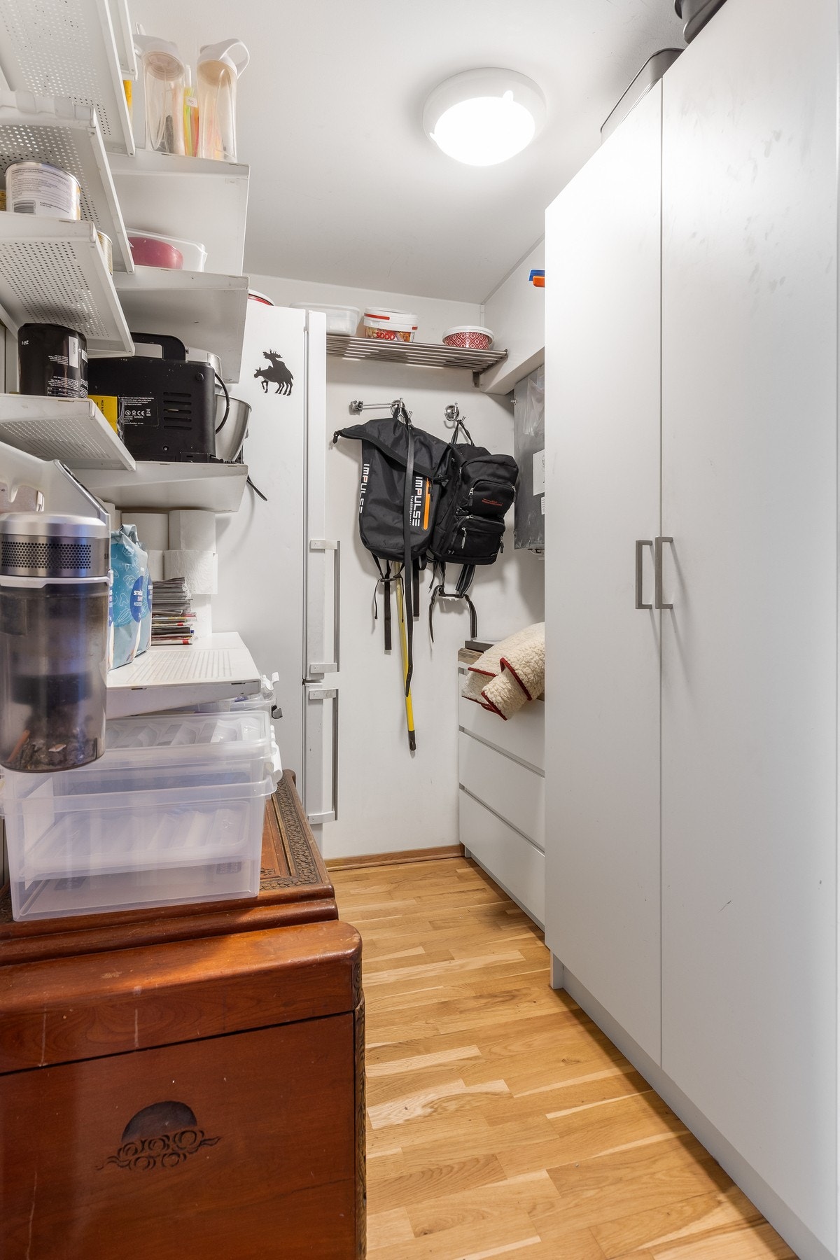 Bod på 3,5 kvm. Utstyrt med ventilasjonsaggregat. Galleribilde