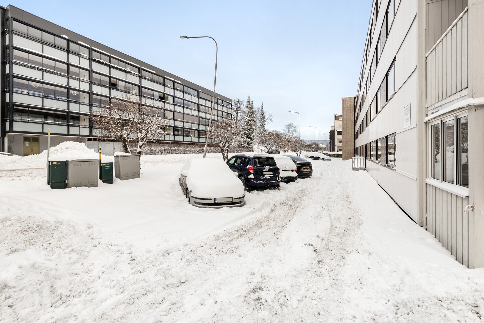 Gjesteparkering med "førstemann til mølla" prinsippet Galleribilde