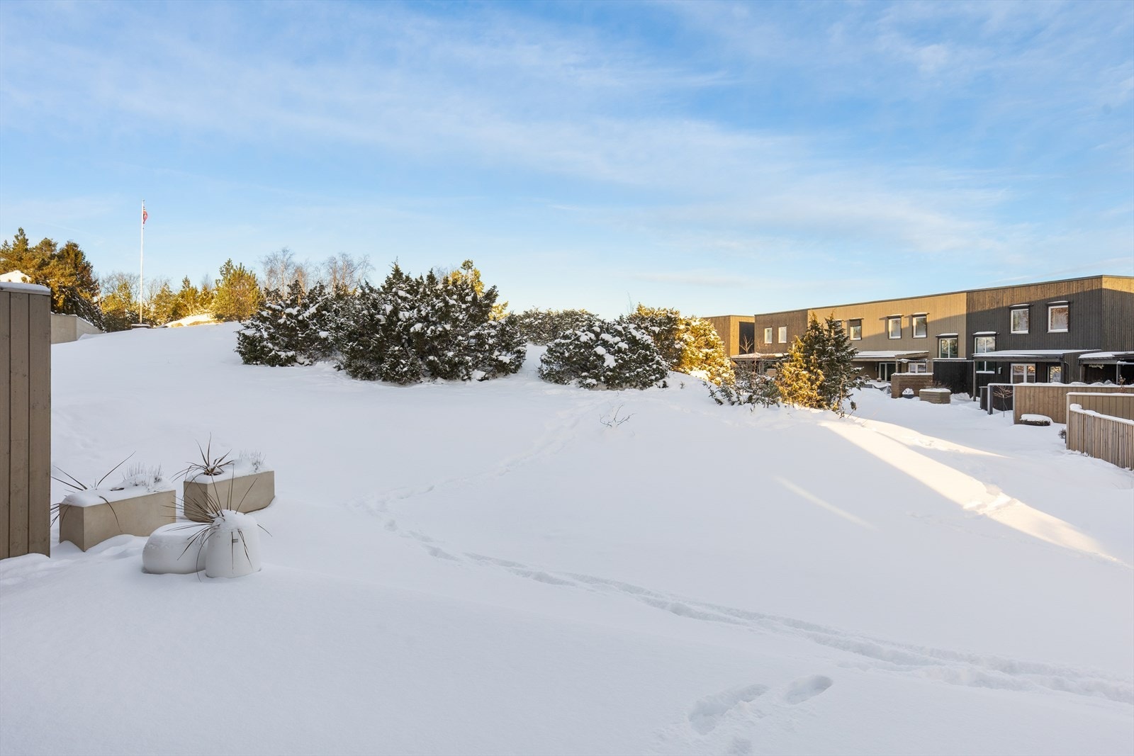 Trivelig utsikt mot friområder. Galleribilde