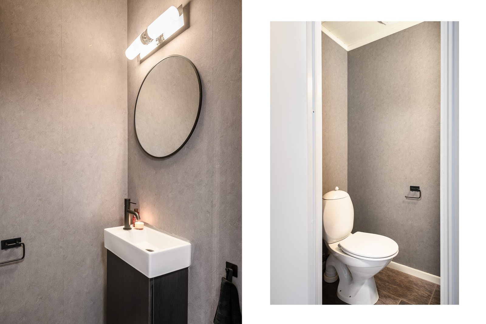 Separat toalett i første etasje, praktisk plassert og lett tilgjengelig. Galleribilde