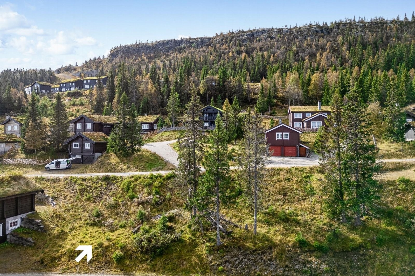 Fra tomten er det fantastisk utsikt. Galleribilde