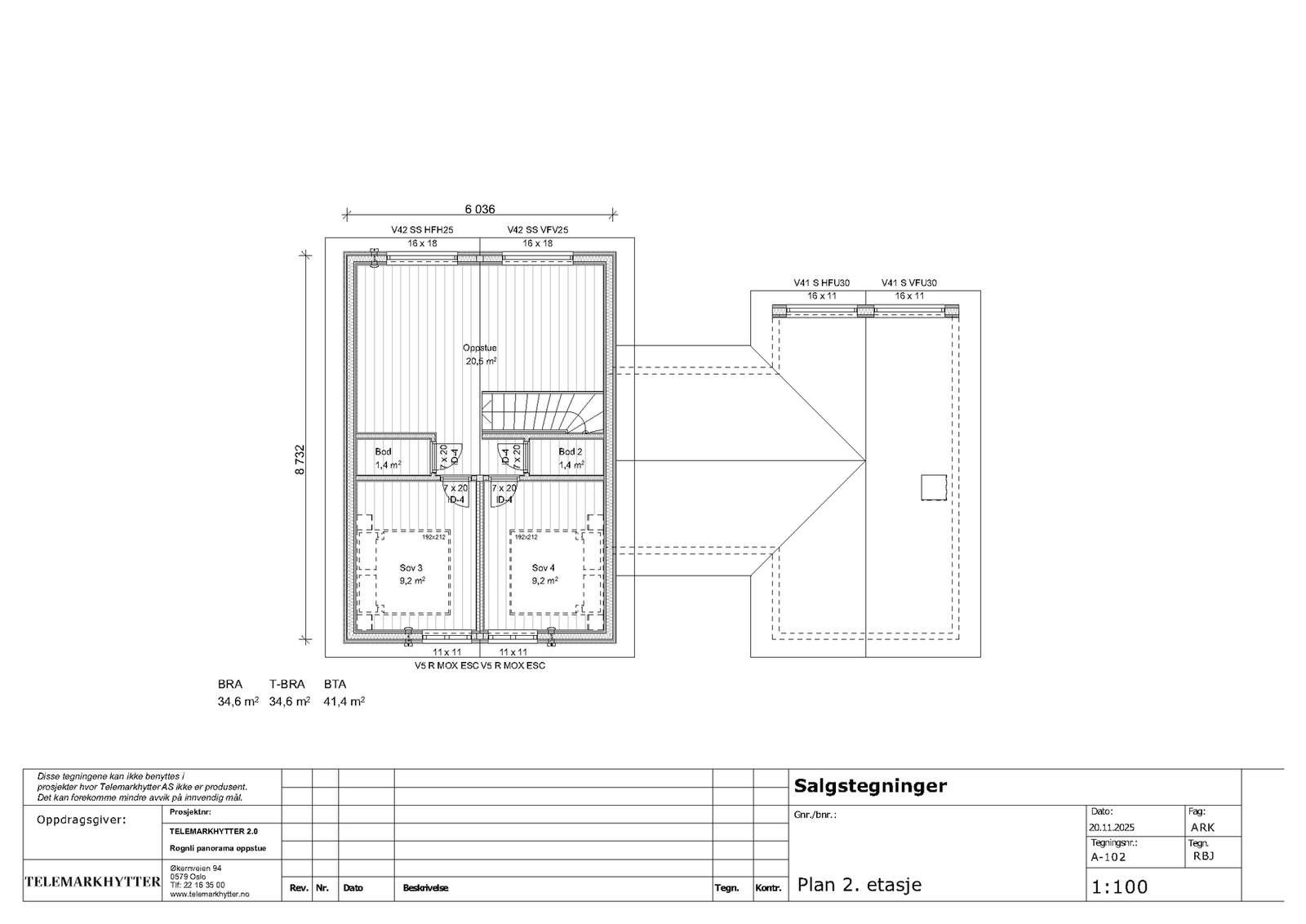 Plantegning oppstue Galleribilde