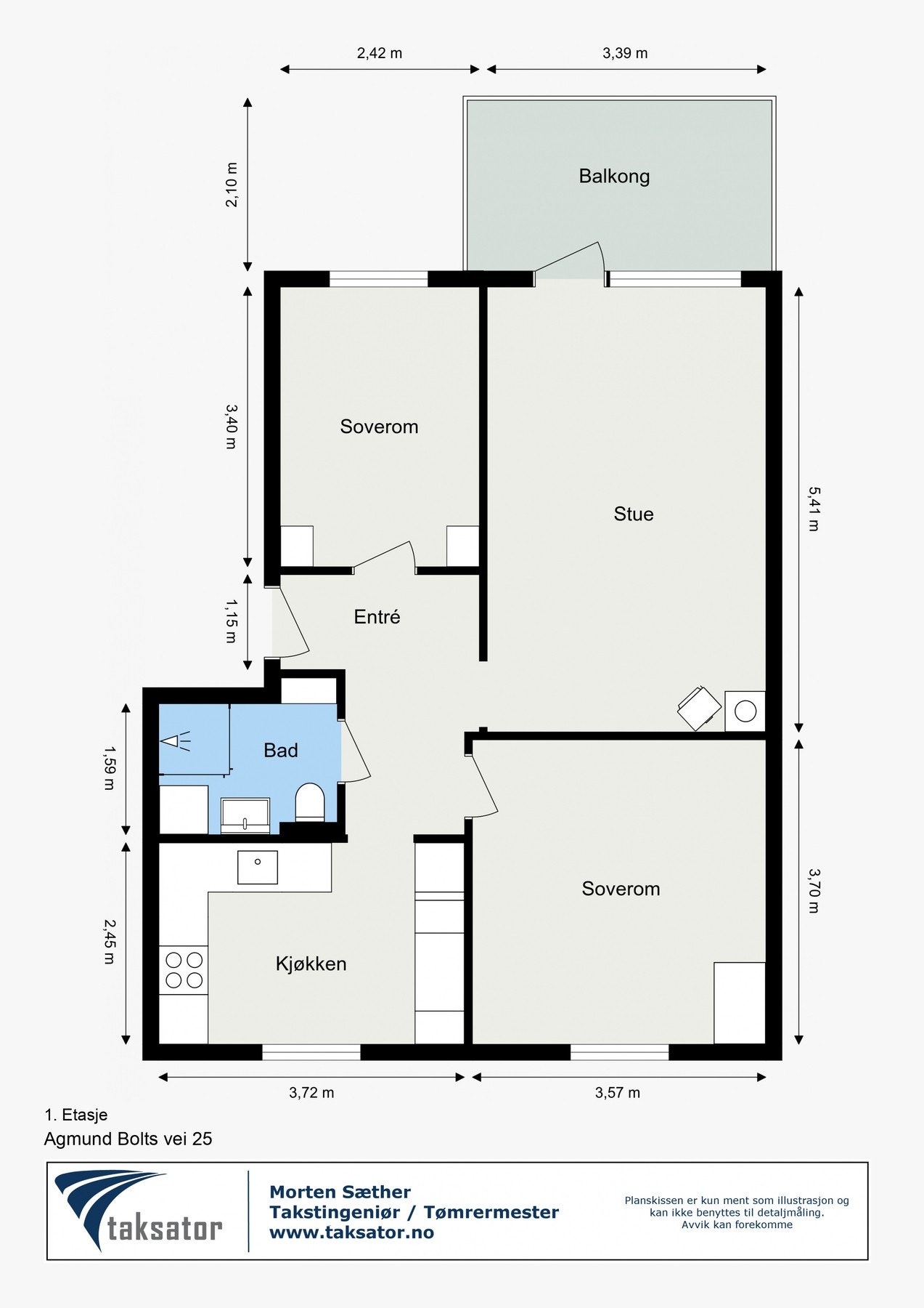 Selgers ord: "Det er veldig praktisk å bo i 1 ½ etasje, og med beboerparkering kan bilen som oftest parkeres rett utenfor døren." Galleribilde