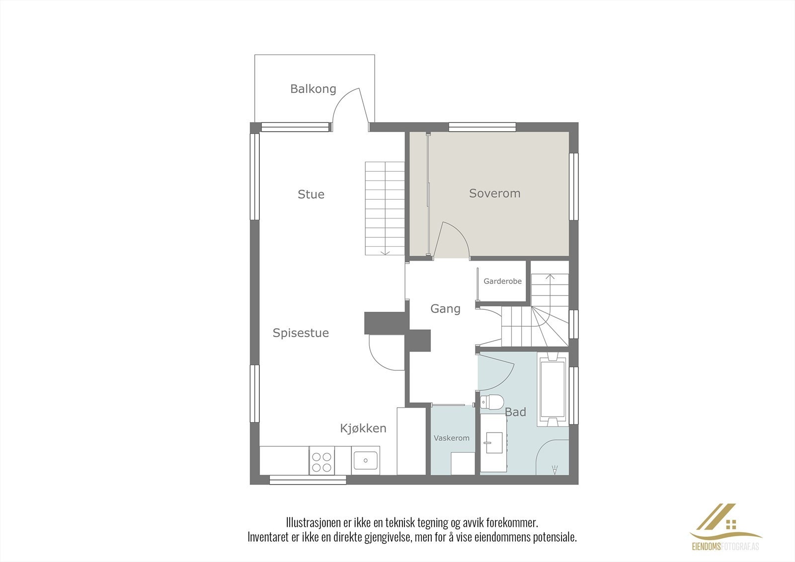 Plantegning Galleribilde