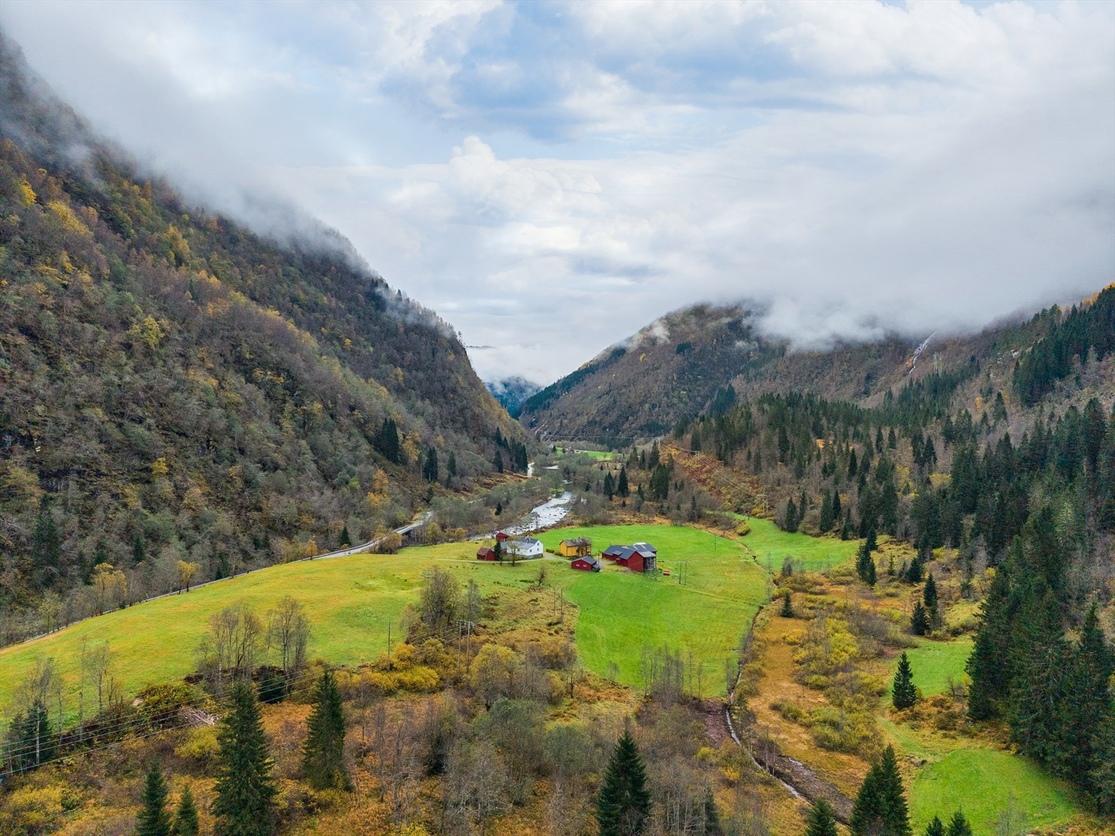 Dronefoto Galleribilde