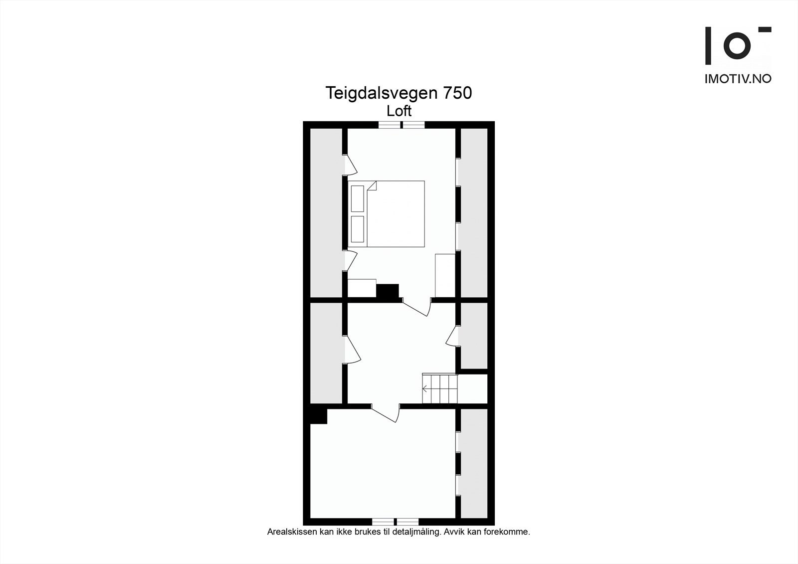 Plantegning loft. Galleribilde