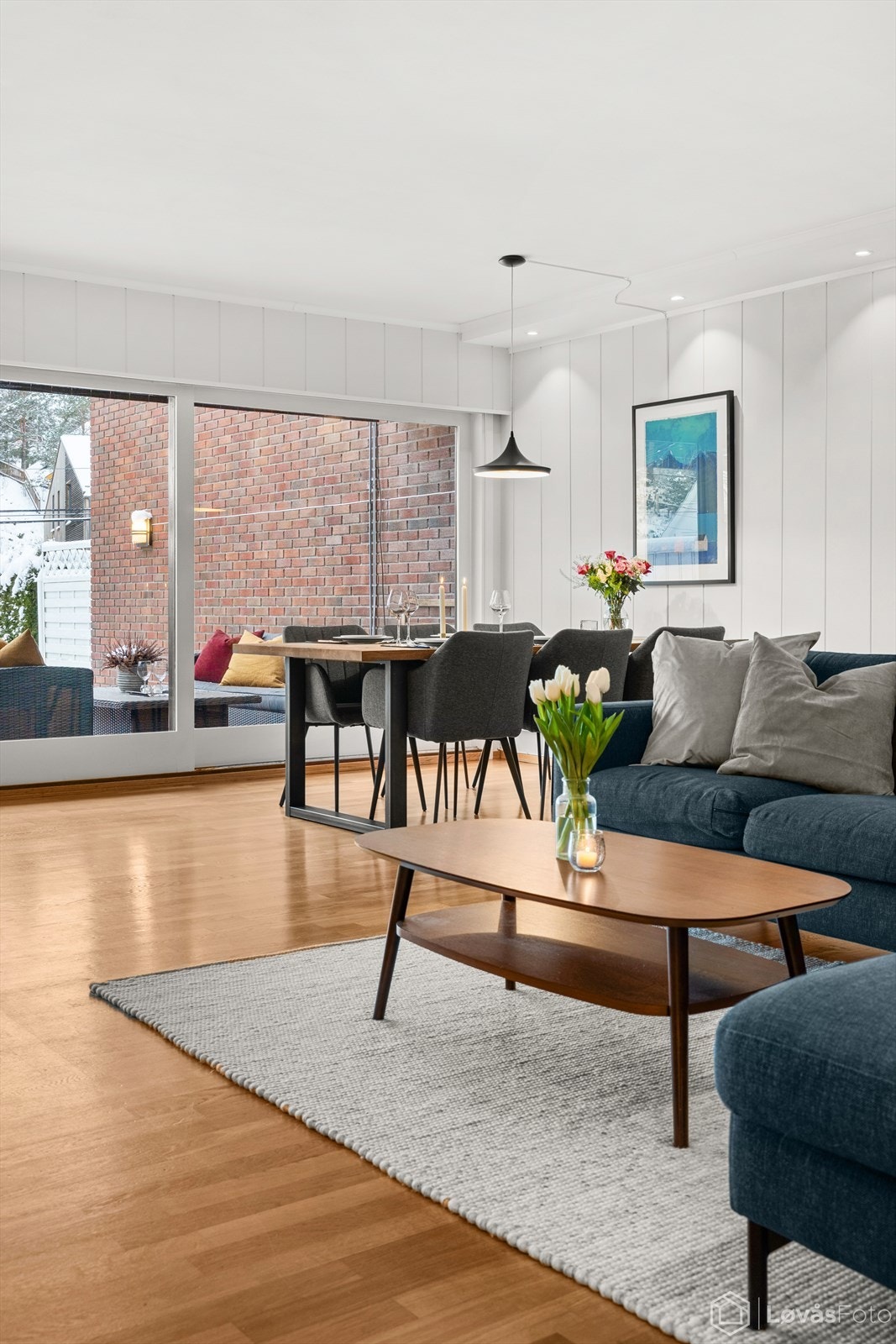 Spisestuen er et naturlig samlingspunkt for hyggelige måltider. Galleribilde