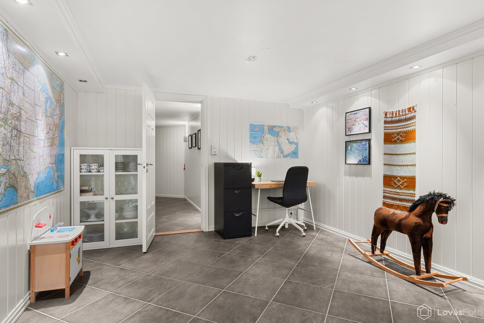 Et fleksibelt rom som kan tilpasses familiens behov. Galleribilde