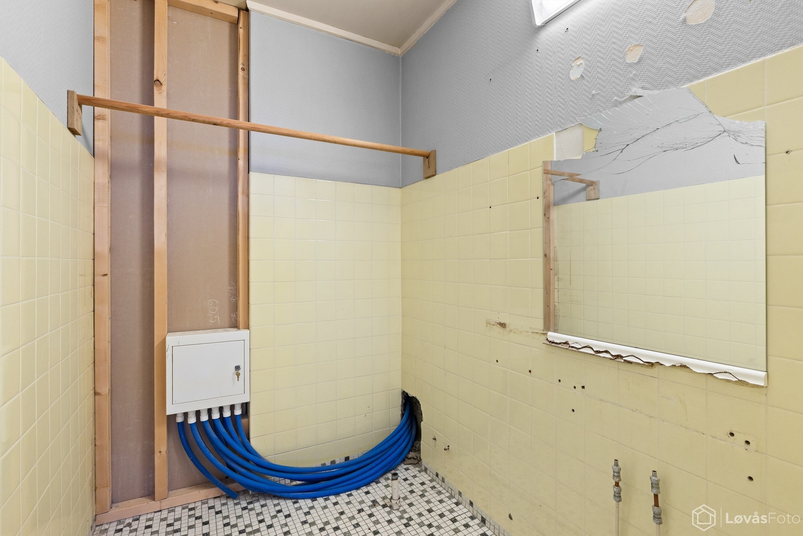 Ved hovedsoverommet var det opprinnelig bad, mulighet for å reetablere dette. Galleribilde