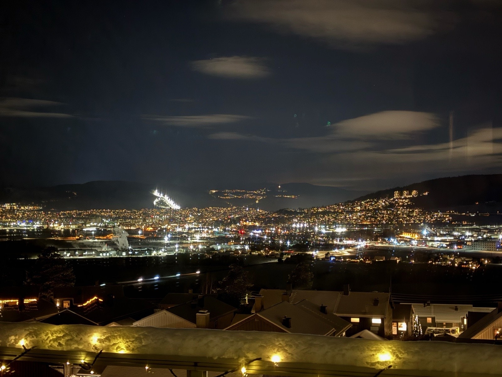 Kveldsutsikt fra balkongen. Galleribilde