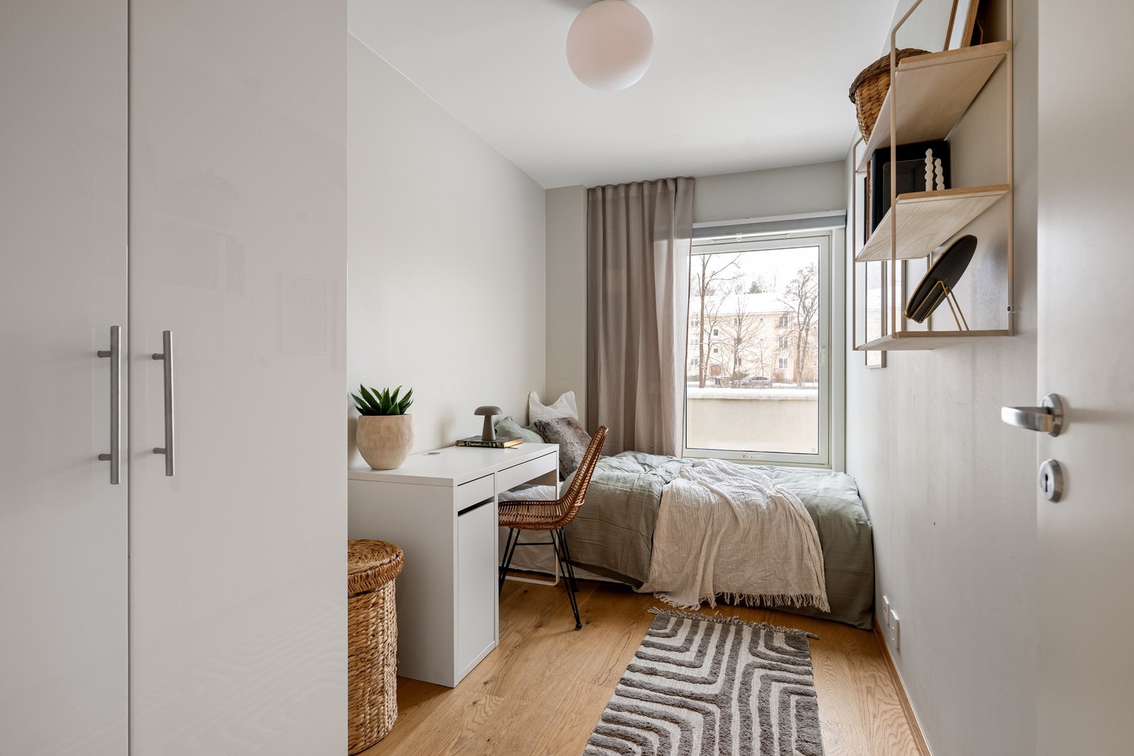 Leiligheten har tre gode soverom. Galleribilde