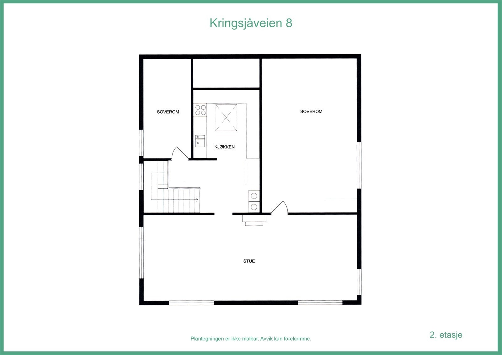 Plantegning 2.etg Galleribilde
