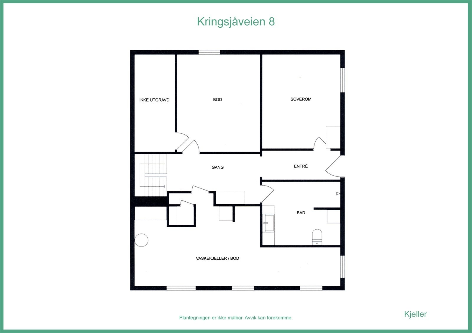 Plantegning Kjeller Galleribilde