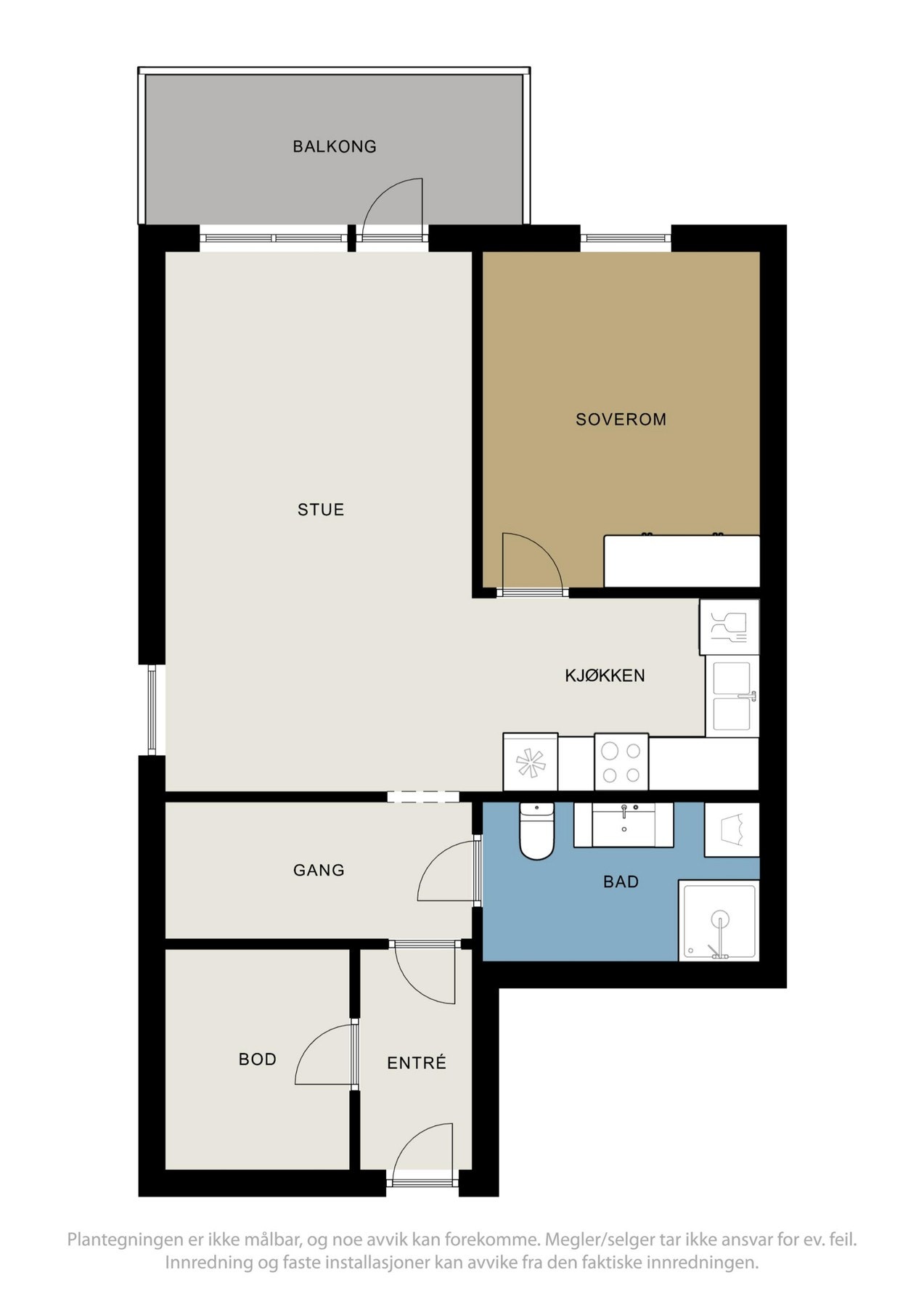 Plantegning Galleribilde