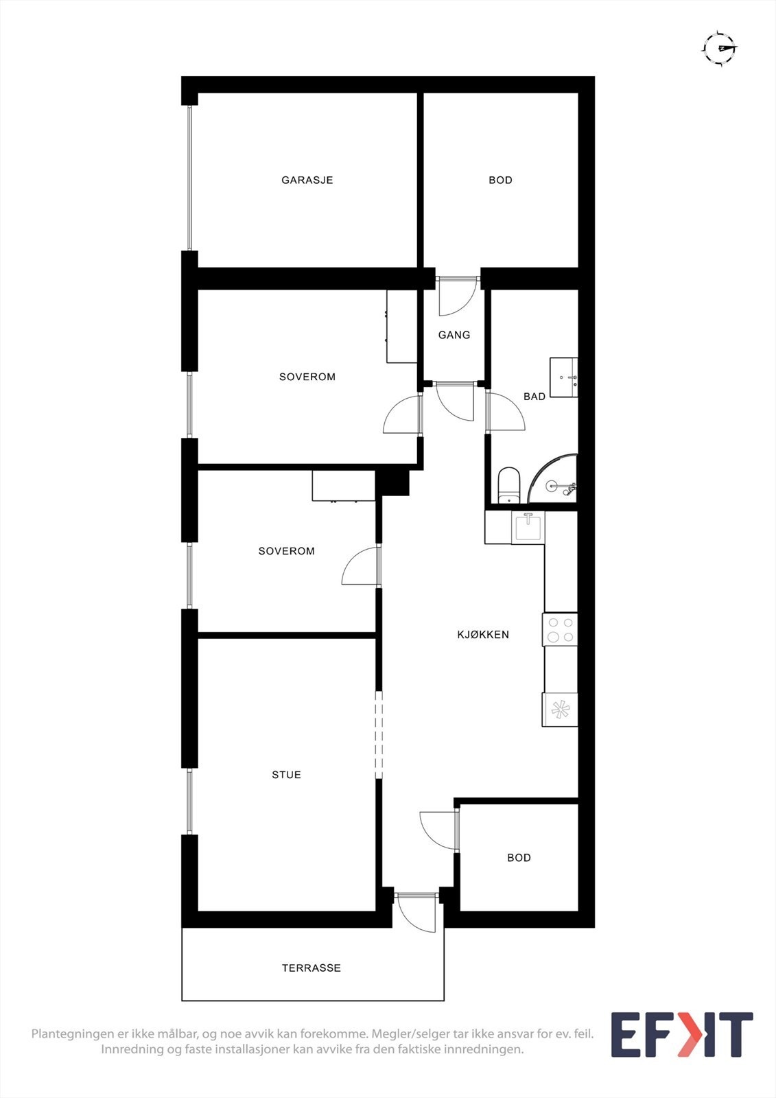 Plantegning kjeller Galleribilde