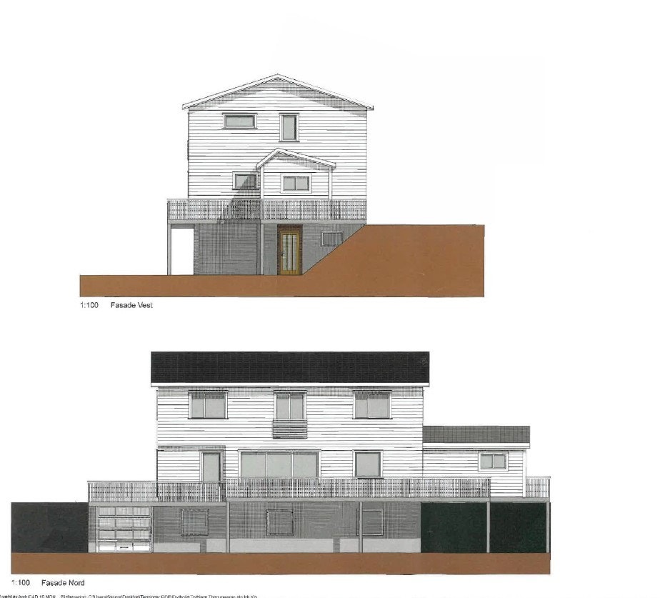 Det ligger inne godkjente søknader på å løfte taket og få en fullverdig 3. etasje Galleribilde