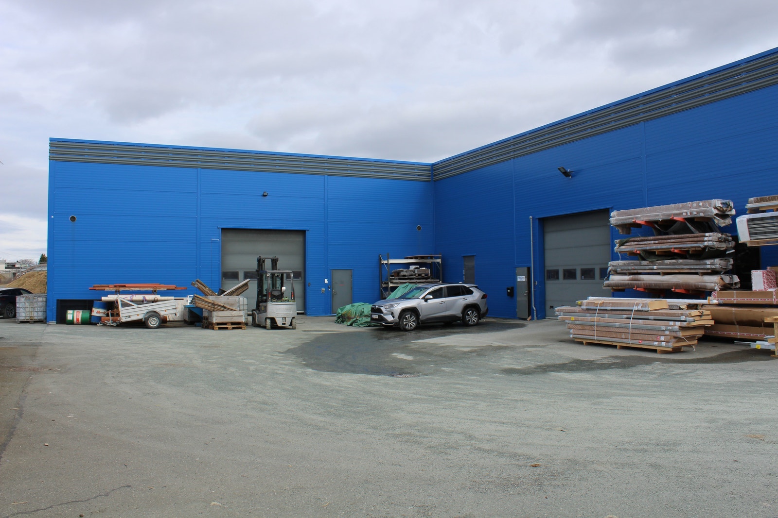 Skjermet bakgård. Galleribilde