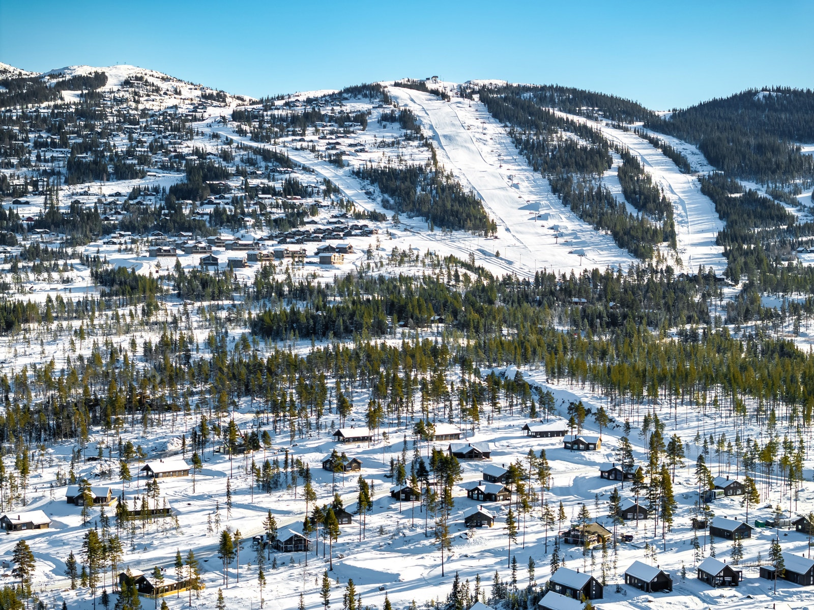 Her ligger du både nær Nesfjellet Alpin og Nesfjellet Golf samt sykkelsti og langrennspor Galleribilde
