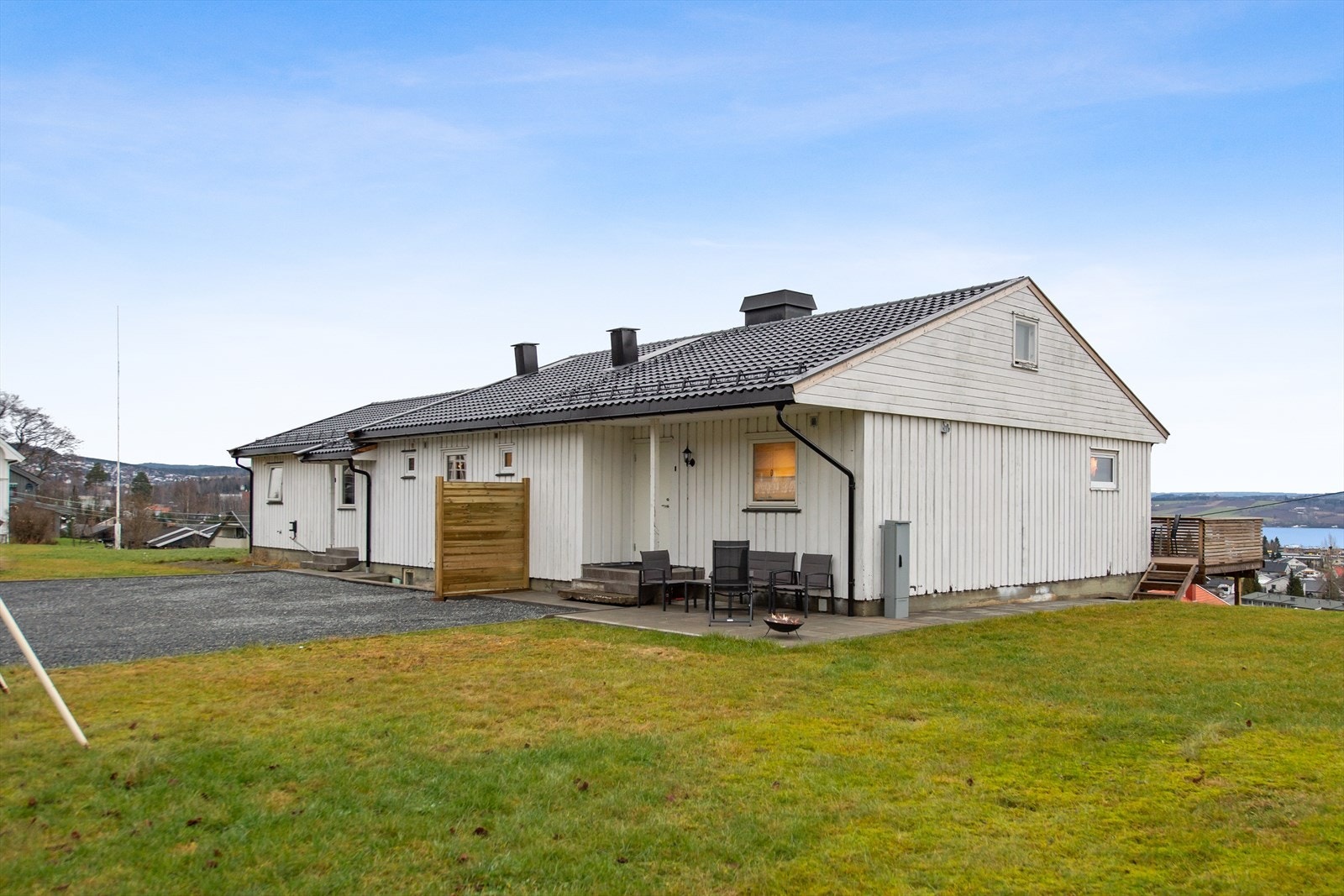 God plass til å parkere bilen rett utenfor ytterdøren. Galleribilde