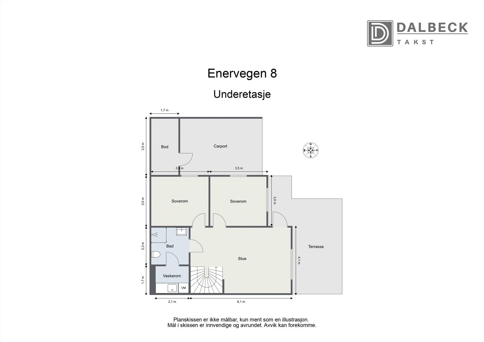 Plantegning underetasje. Galleribilde