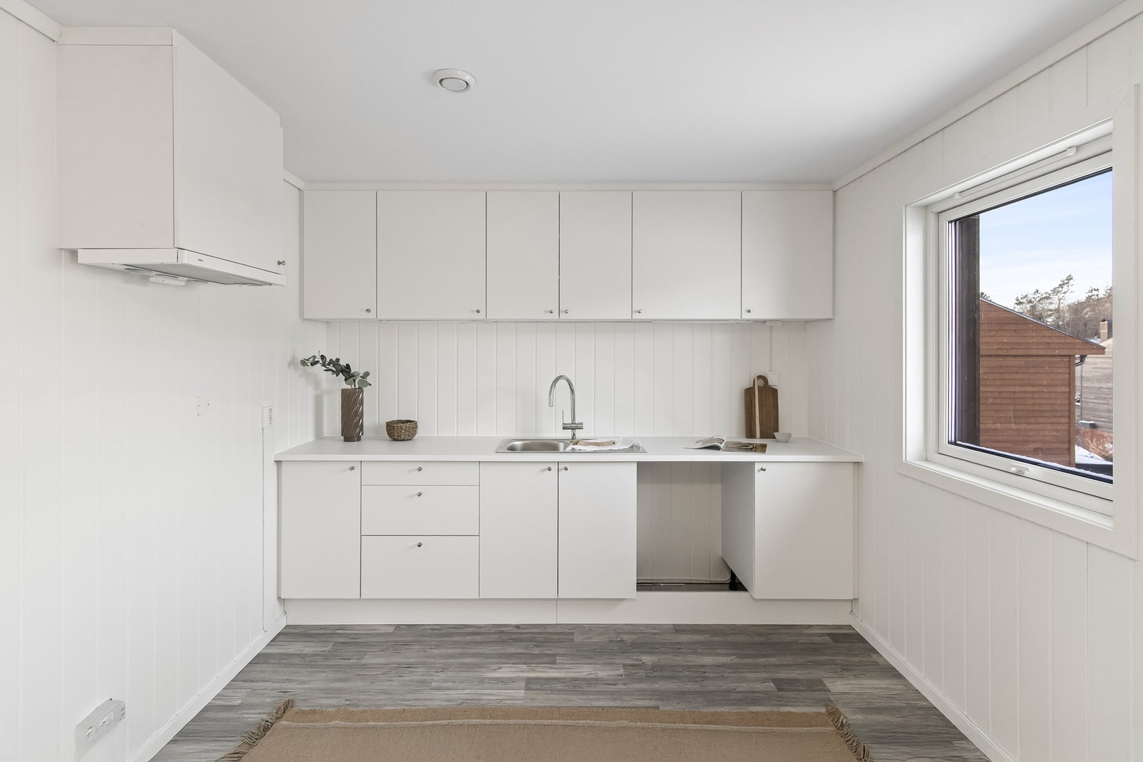 Her er alt nytt og klart til å settes i bruk samt klargjort for plassering av hvitevarer Galleribilde