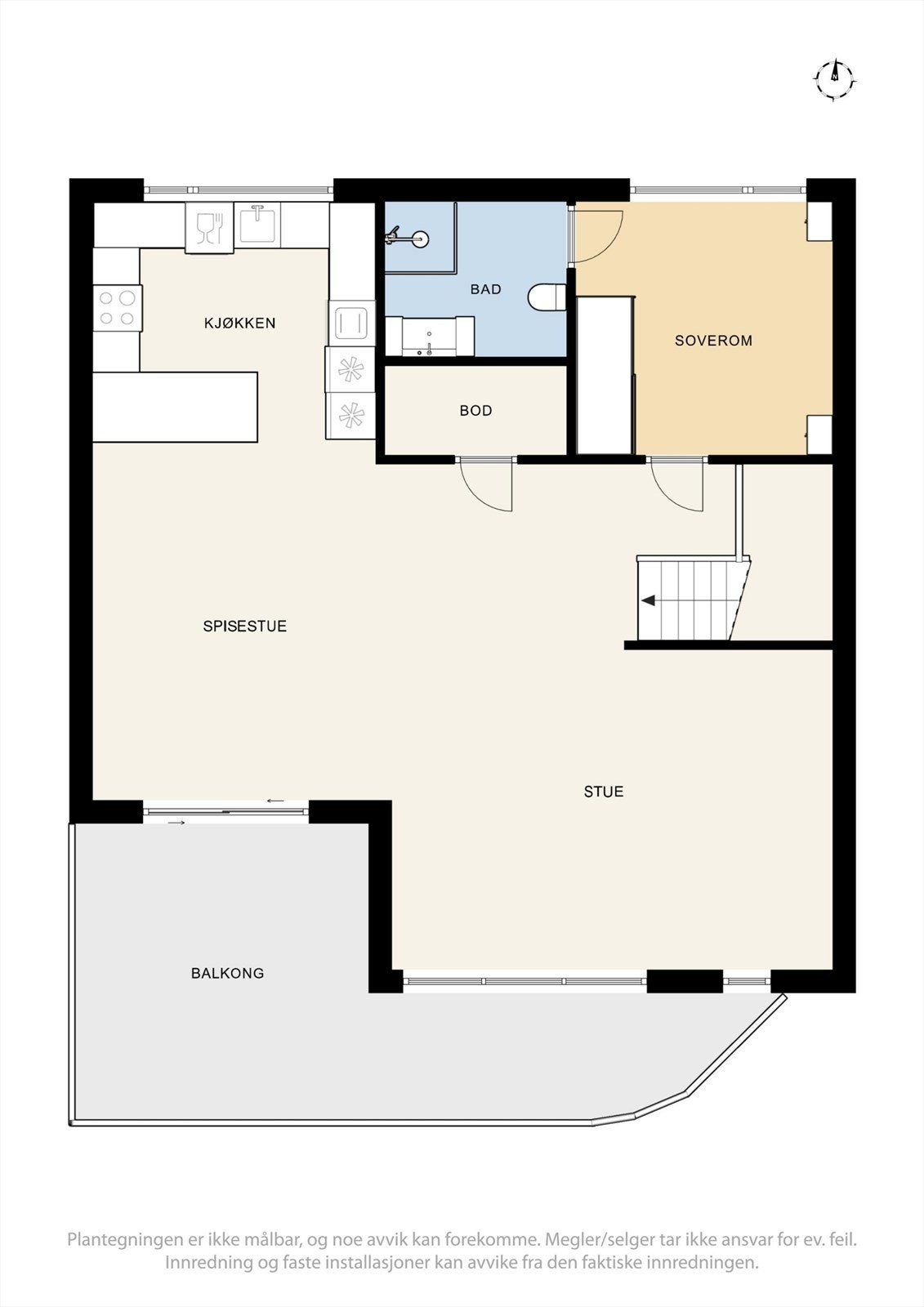 Planskisse 2. etasje Galleribilde