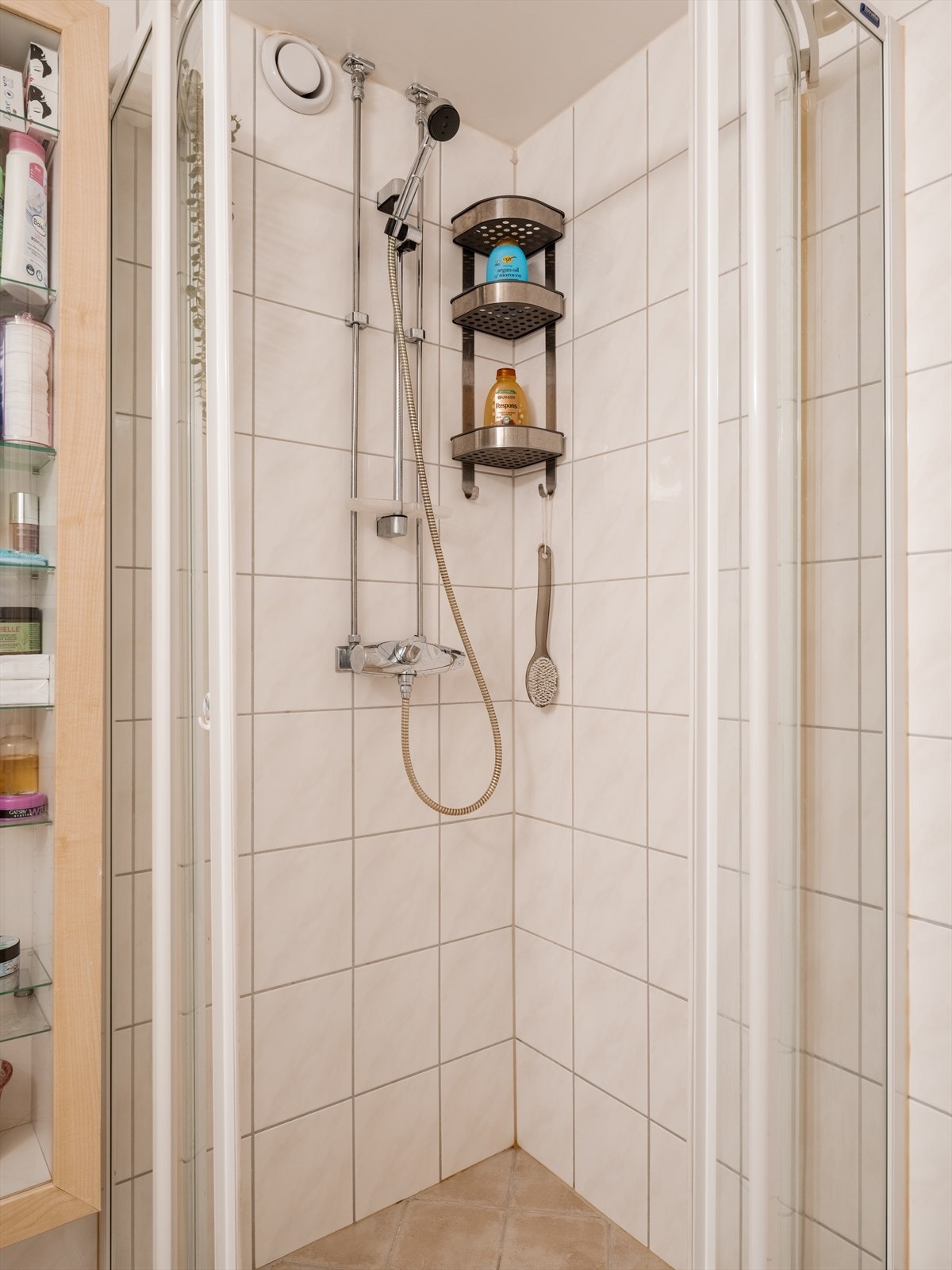 Praktisk dusjhjørne. Galleribilde