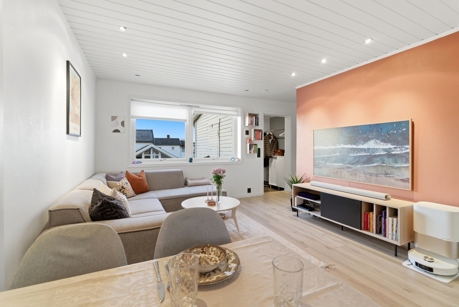 Stue malt i moderne fargevalg Galleribilde