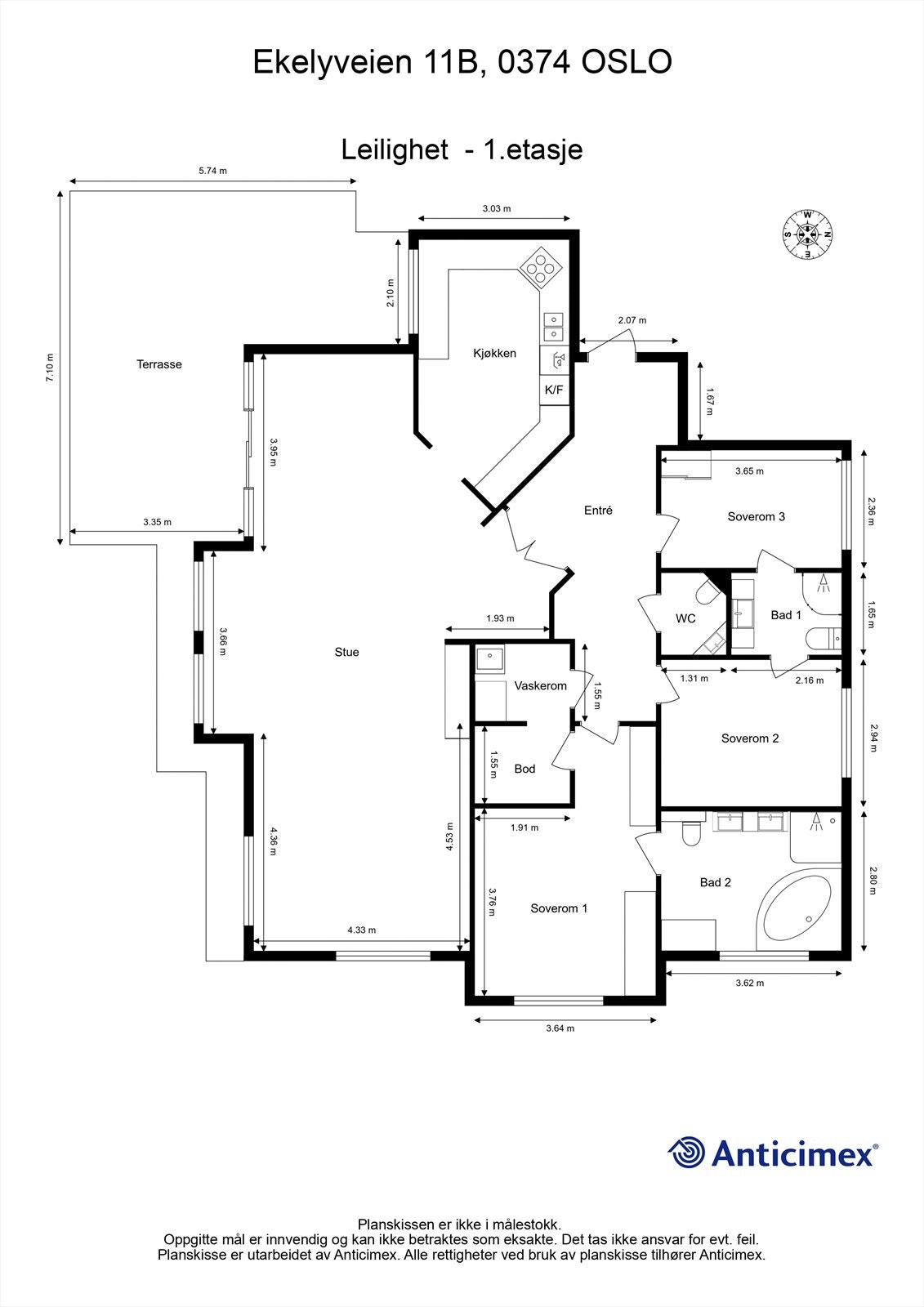 Plantegning. Galleribilde