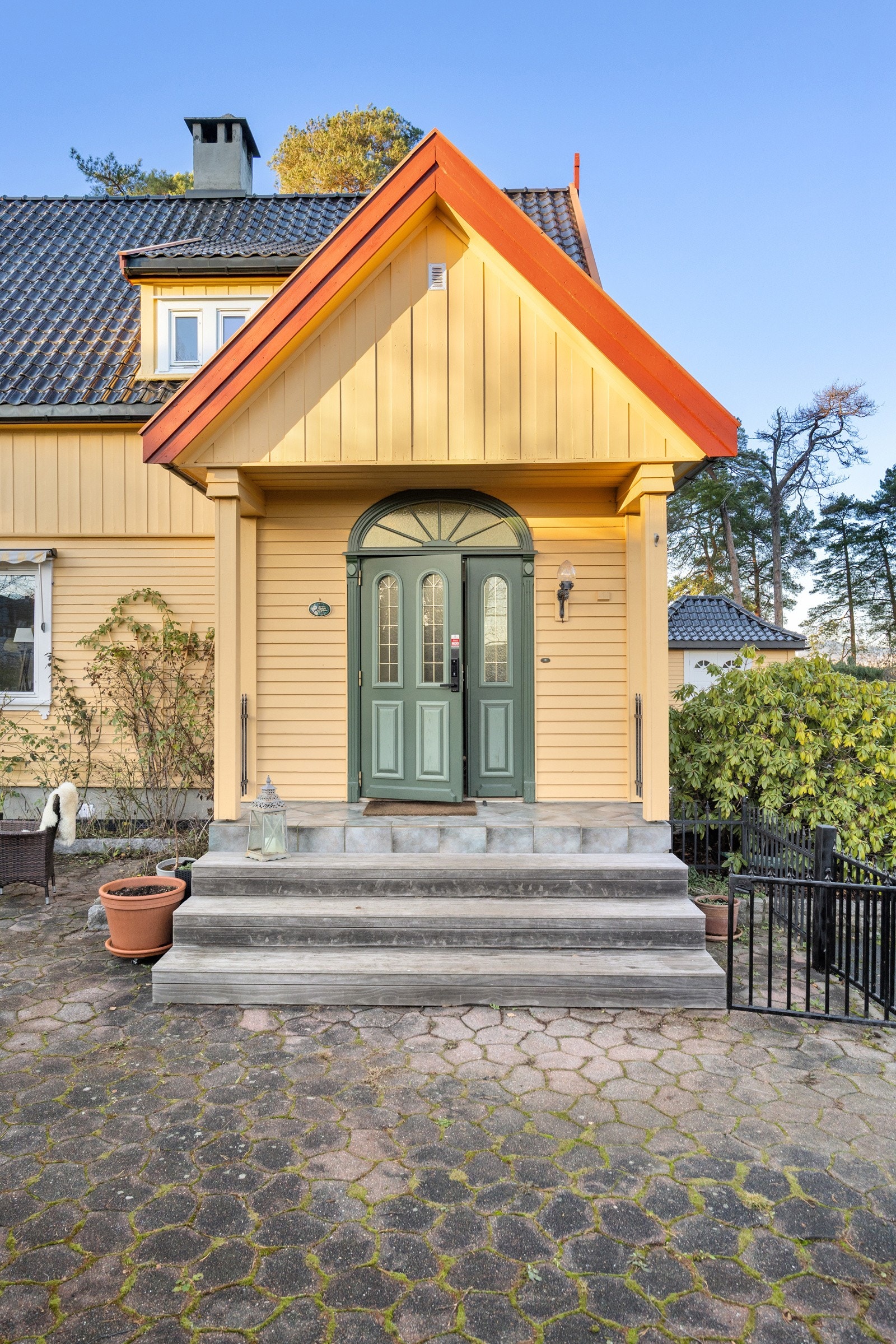 Vakkert inngangsparti.