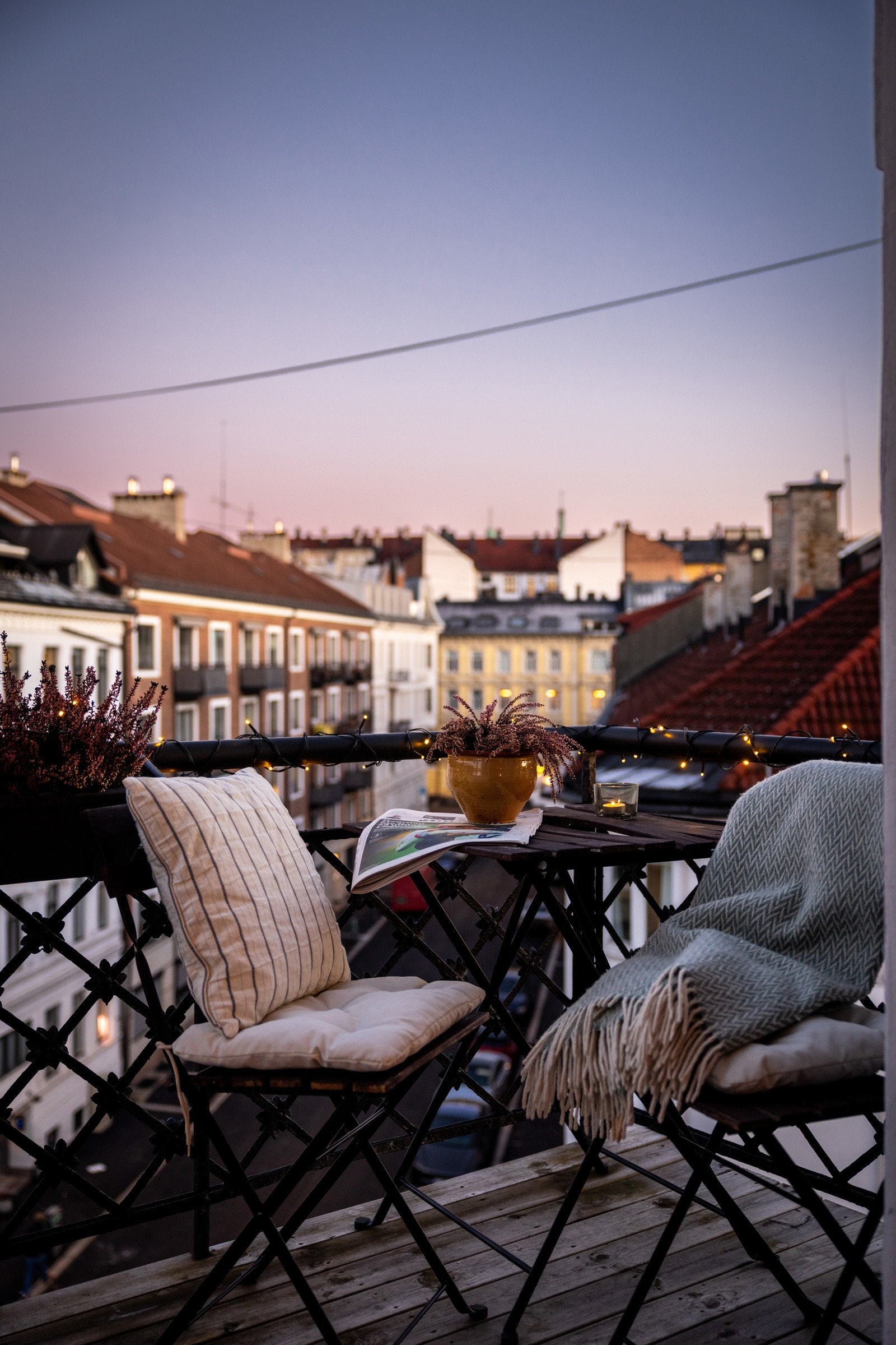 Har kan man nyte sene sommerkvelder. Galleribilde