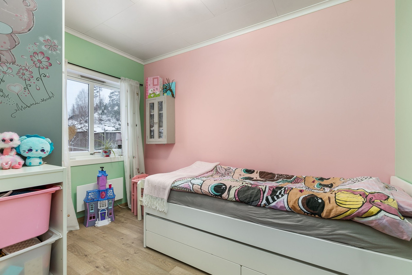 Innredet rom. Galleribilde