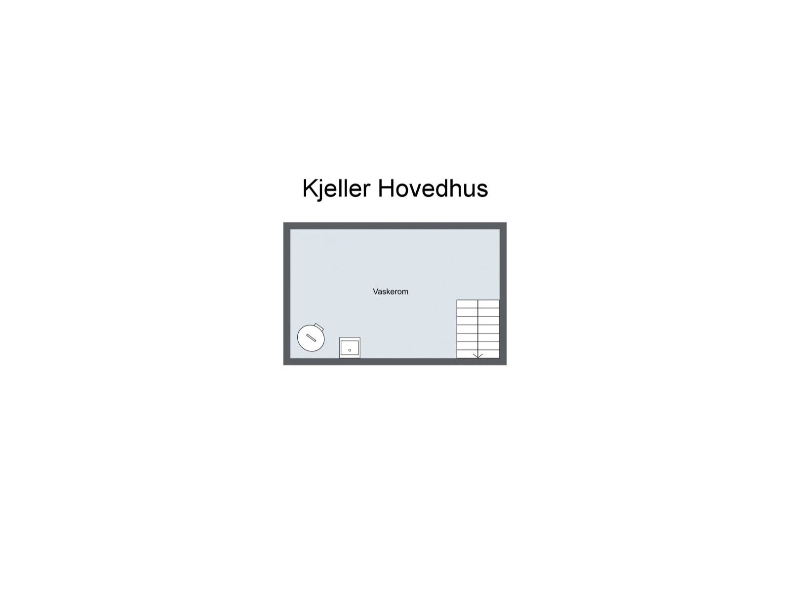 Plantegning - Kjeller - Hovedhus Galleribilde