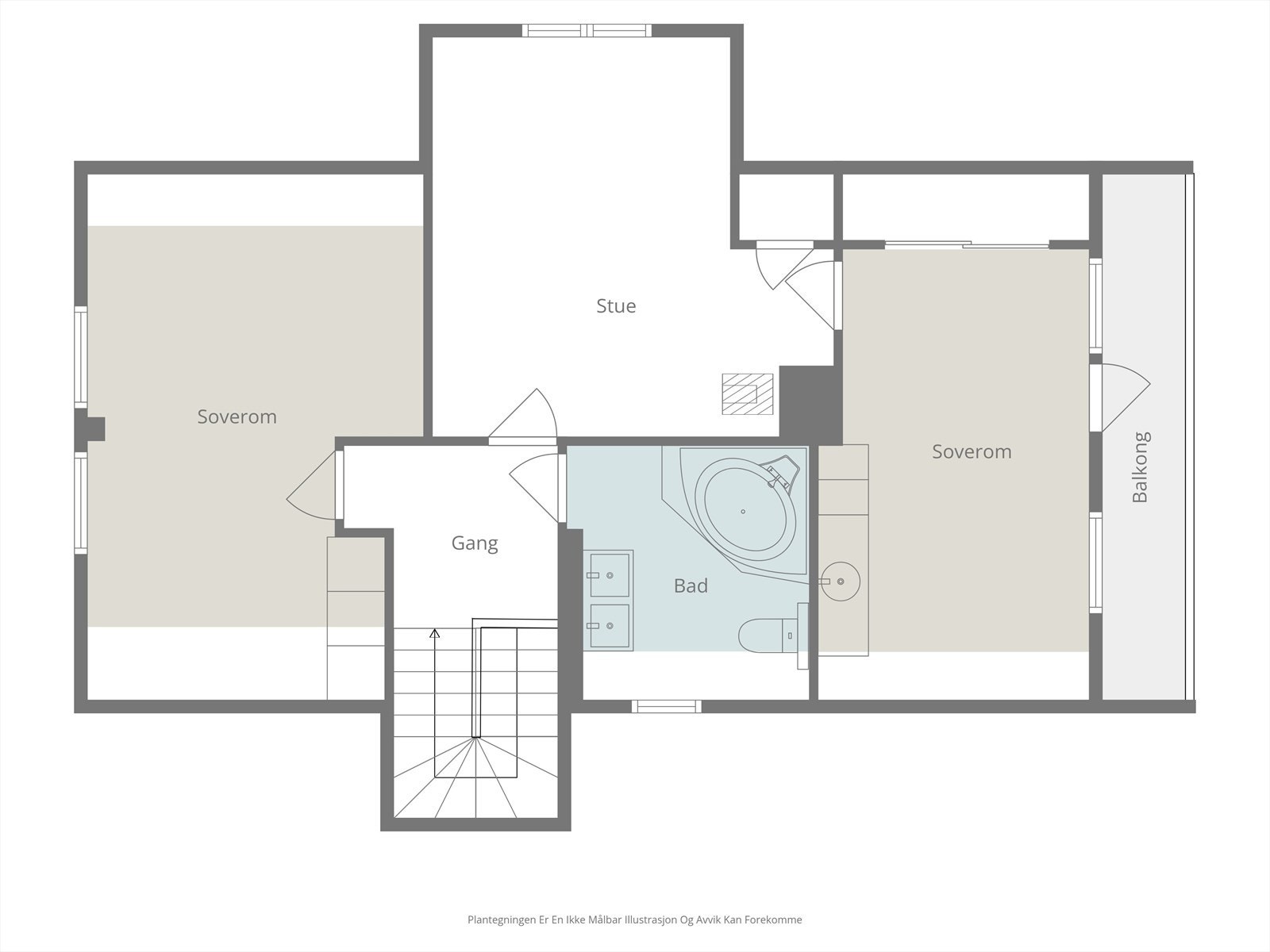 Planskisse 2. etasje Galleribilde