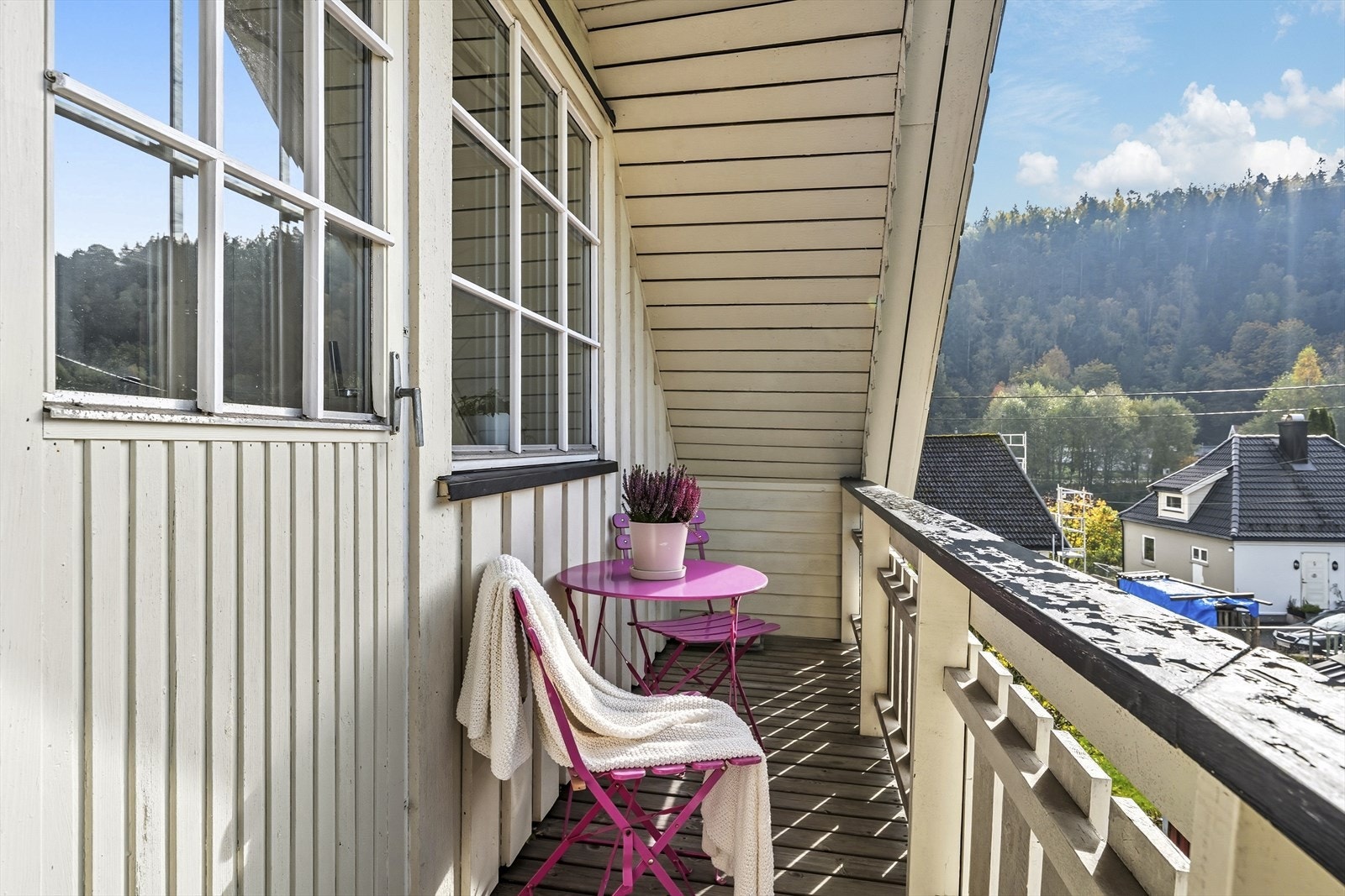 Veranda utenfor hovedsoverom i 2. etasje Galleribilde