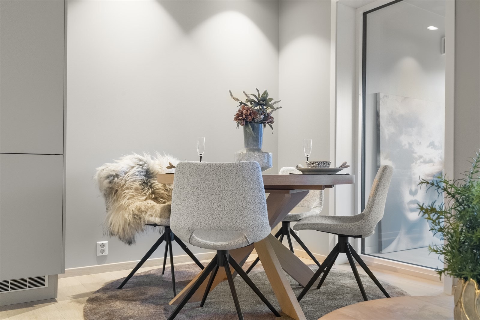 Det blir flott å innta måltidet her Galleribilde