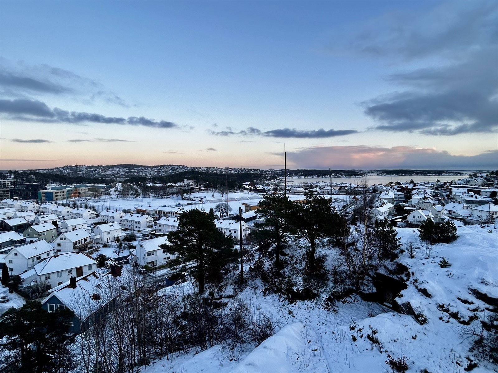 Utsikt fra balkong. Galleribilde