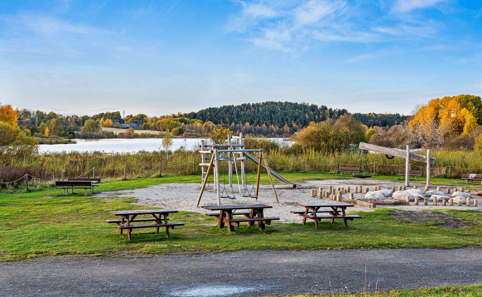 Rolig og barnevennlig område Galleribilde